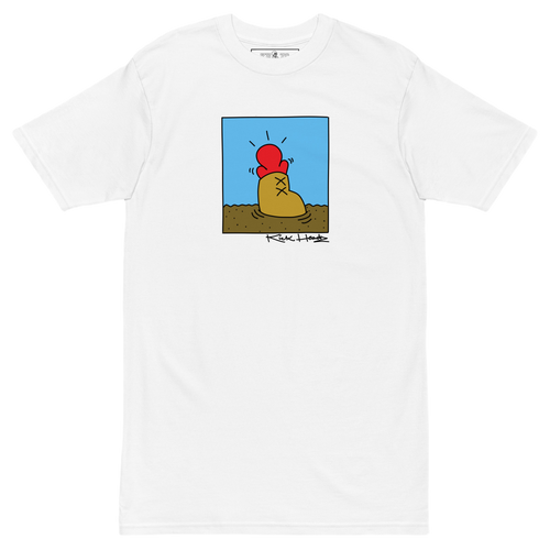 Kick HeadZ Pop Art Men’s premium heavyweight tee | KICK HEADZ NFT CLUB