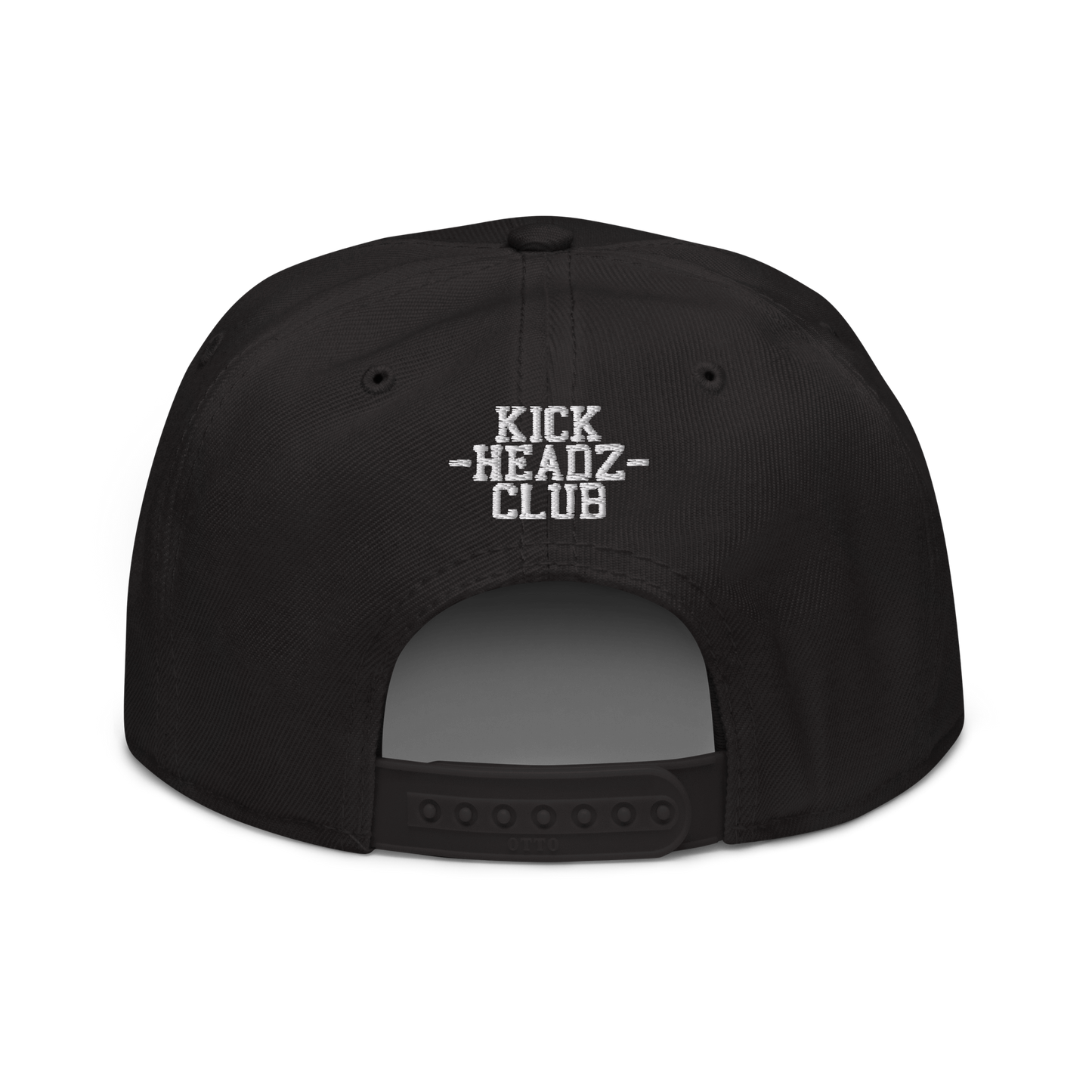 KICK HEADZ CLUB Black Snapback Hat