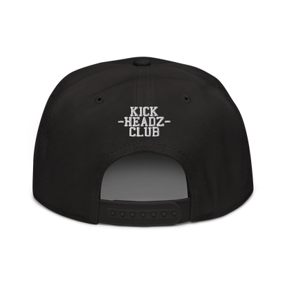 KICK HEADZ CLUB Black Snapback Hat