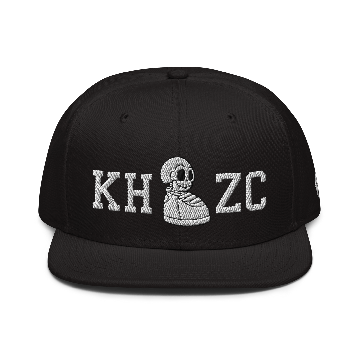 KICK HEADZ CLUB Black Snapback Hat