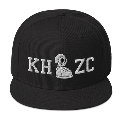 KICK HEADZ CLUB Black Snapback Hat