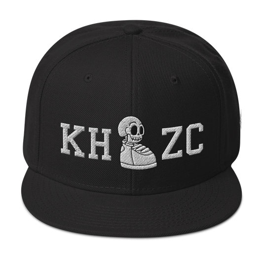 KICK HEADZ CLUB Black Snapback Hat