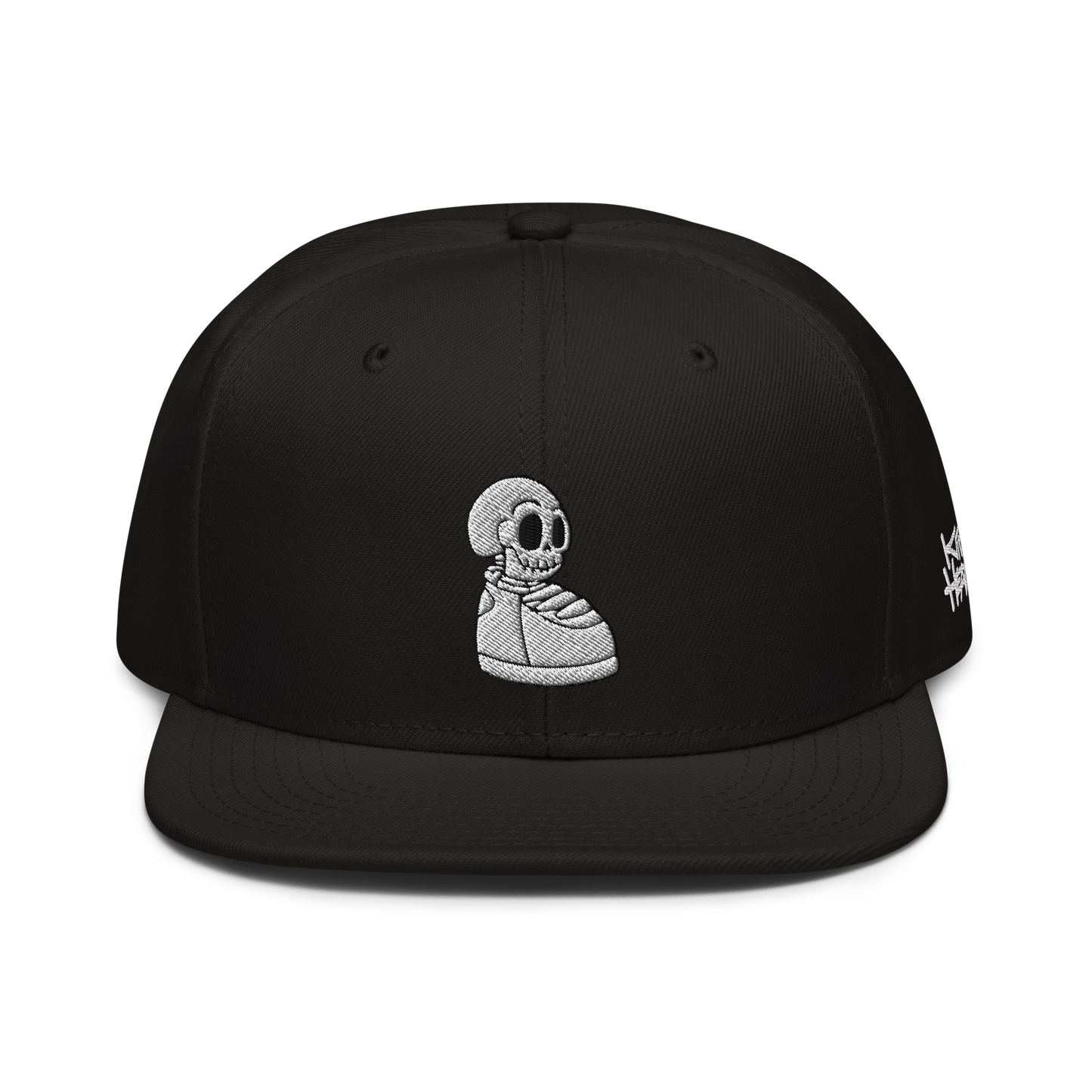 KICKHEADZ Logo Black Snapback Hat