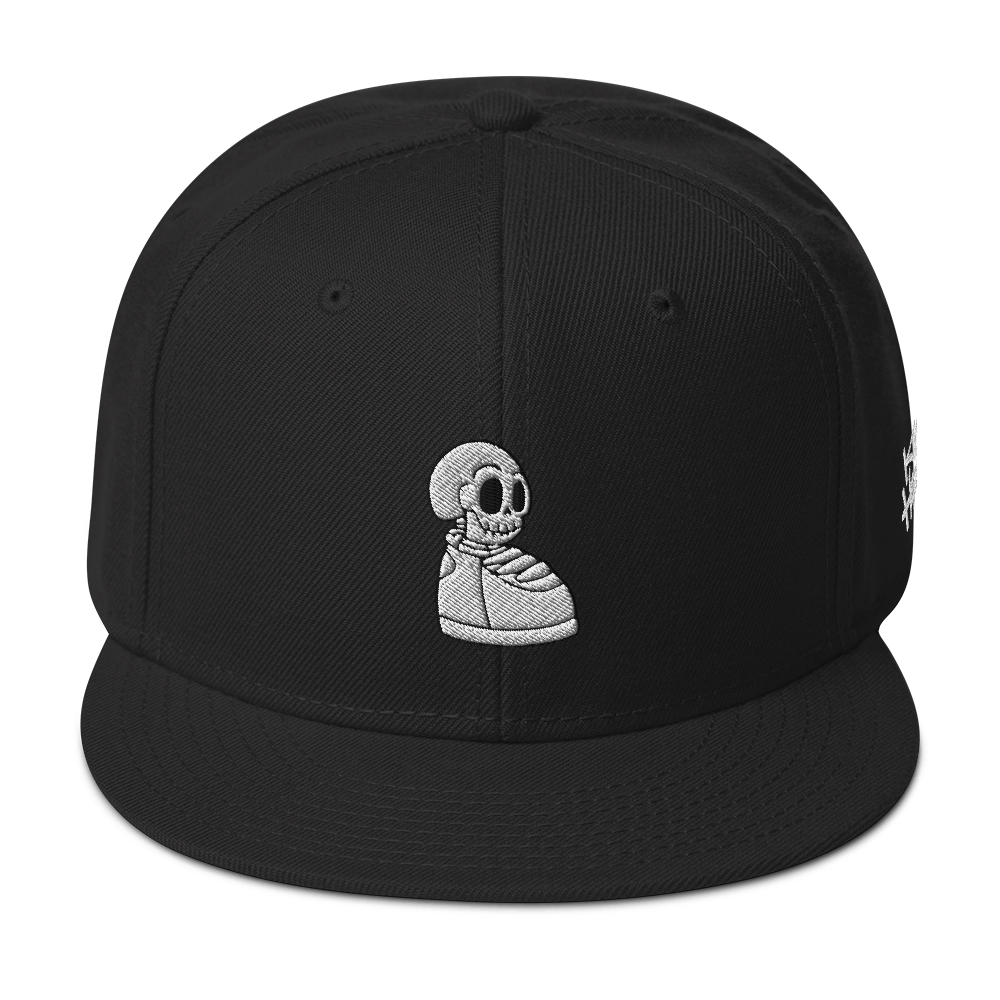 KICKHEADZ Logo Black Snapback Hat