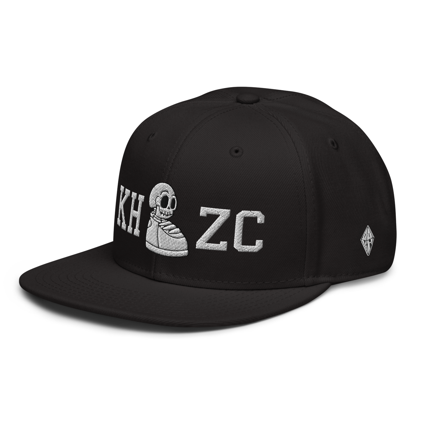 KICK HEADZ CLUB Black Snapback Hat