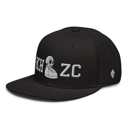 KICK HEADZ CLUB Black Snapback Hat