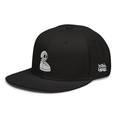 KICKHEADZ Logo Black Snapback Hat