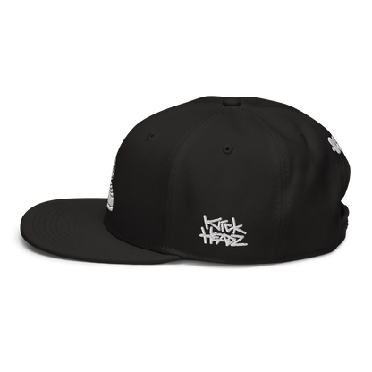 KICKHEADZ Logo Black Snapback Hat