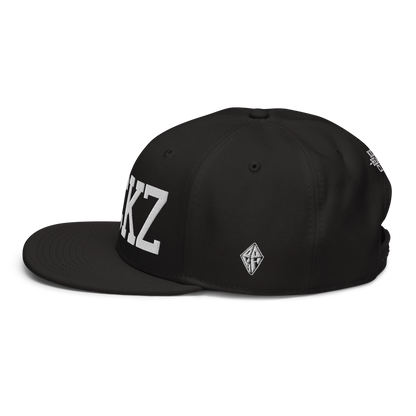 KICKZ 3D Snapback Hat with Kick Head Felt Patch