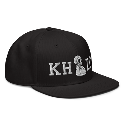 KICK HEADZ CLUB Black Snapback Hat