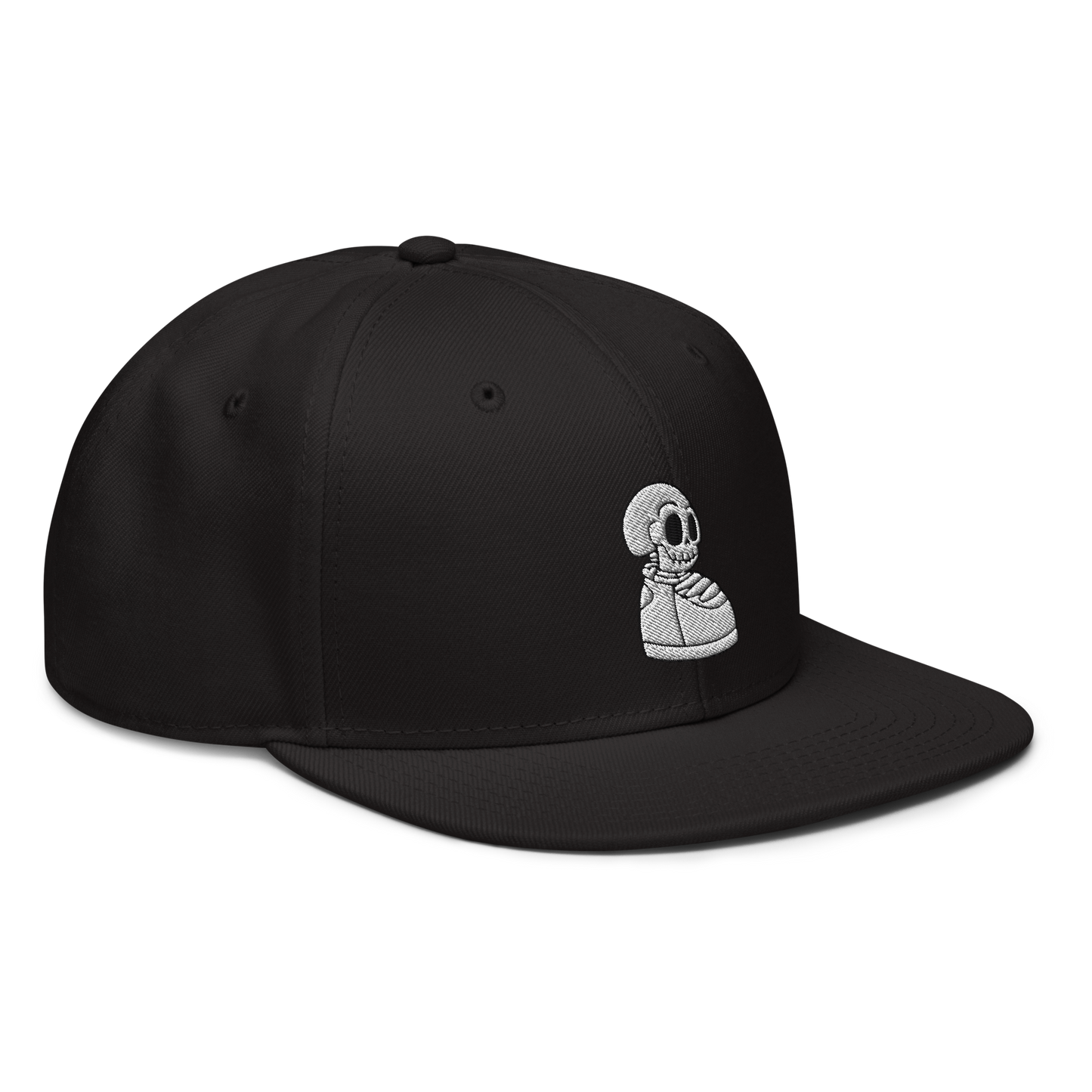 KICKHEADZ Logo Black Snapback Hat