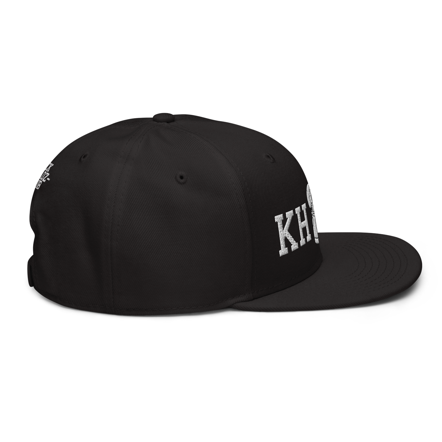 KICK HEADZ CLUB Black Snapback Hat