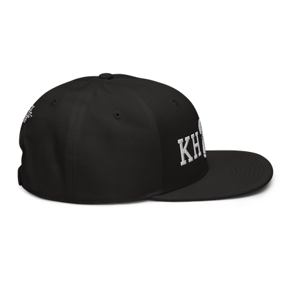 KICK HEADZ CLUB Black Snapback Hat